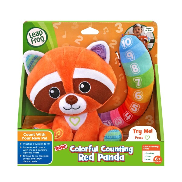Colorful Counting Red Panda