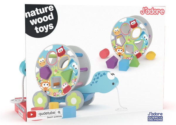 J'adore Pull Along Turtle Sorter