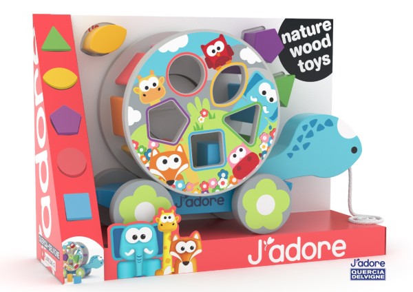 J'adore Pull Along Turtle Sorter