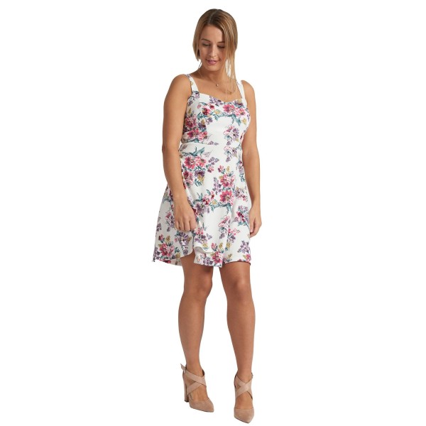 White Print Floral Dress - Magasins Hart | Hart Stores