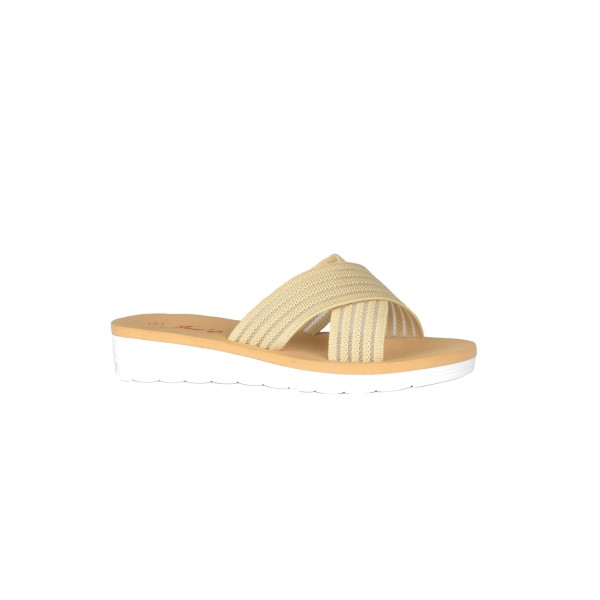 Strappy Slides - Beige - Magasins Hart | Hart Stores