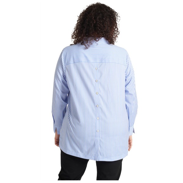 Blue & White Striped Blouse