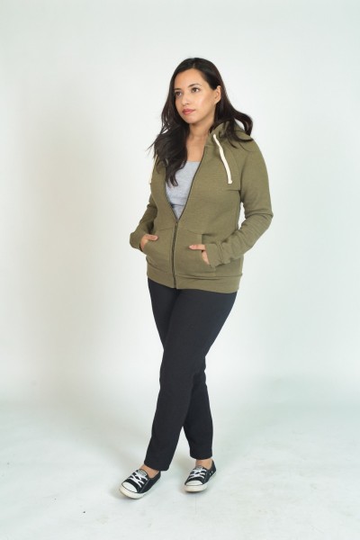 Malibu Raglan Full-Zip Hooded Fleece