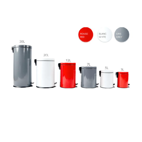 Adrien Lewis - Round Step Bin | 7 L - Magasins Hart | Hart Stores