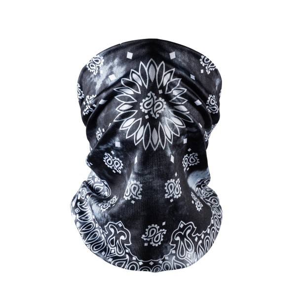 Masque bandana - Motif cachemire teinté noir (Disponible en ligne seulement)
