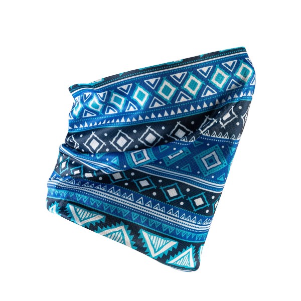 Masque bandana - Polygone bleu (Disponible en ligne seulement)