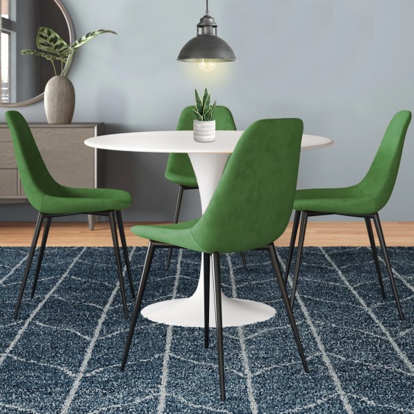 Velvet Upholstered Dining Chair