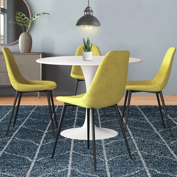Velvet Upholstered Dining Chair