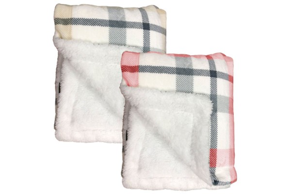 Bellevue | Rustic Cabin - Fleece Reverse to Sherpa Throw - Magasins Hart | Hart Stores