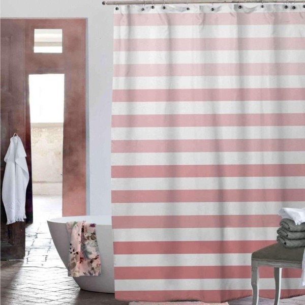 Chiara Shower Curtain - Coral - Magasins Hart | Hart Stores