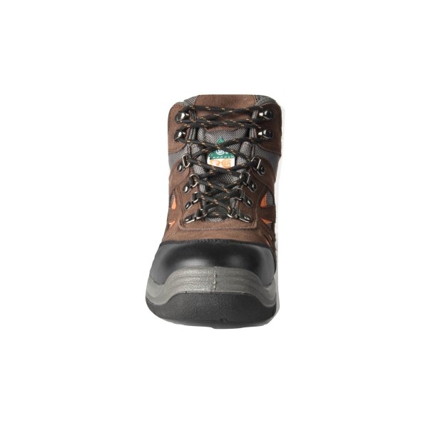 Tuff & Durable® - High Cut Working Shoes with Steel Toe & Plate - Brown