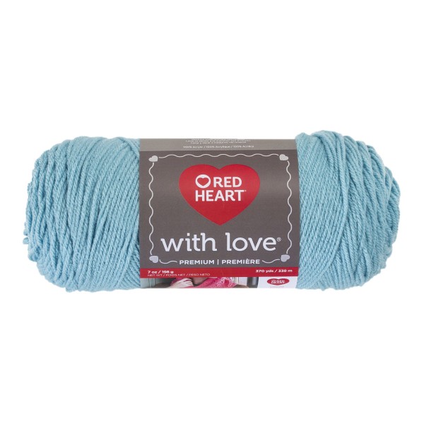Coeur Rouge Avec Amour Aqua Glacé