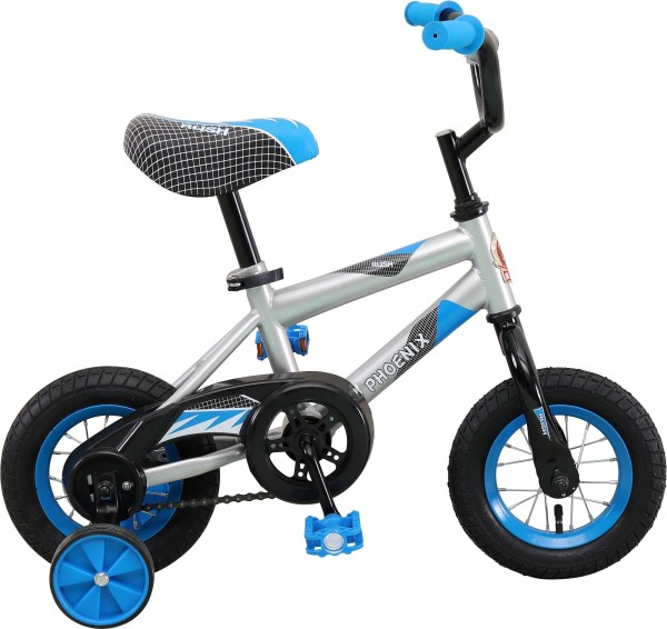 Phoenix - Vélo avec roues latérales pour garçons (10