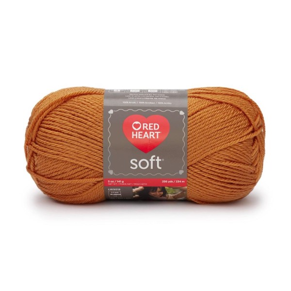 Coeur Rouge Fil Doux Mandarine