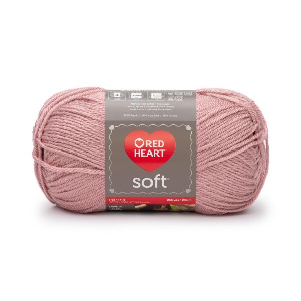 Red Heart Soft Yarn Rose Blush