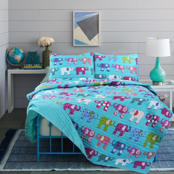 Eva Elephant - 3 Piece Kids Quilt Set - Magasins Hart | Hart Stores