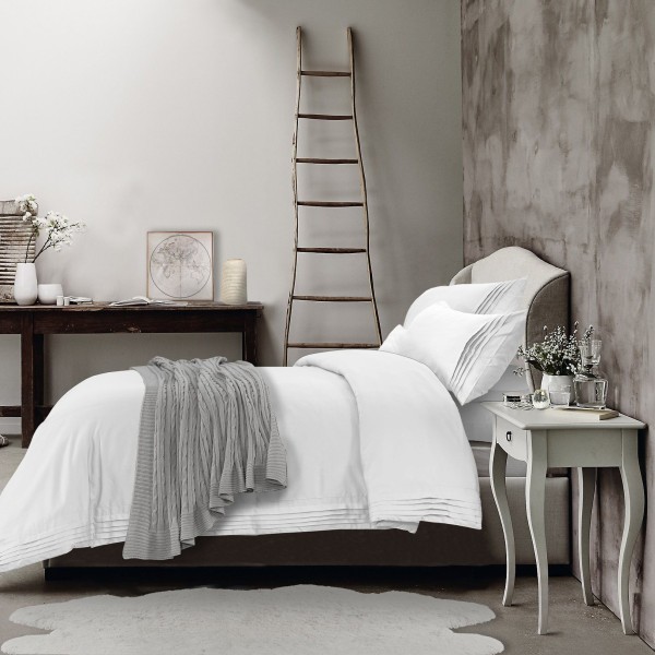 Lauren Taylor Signature - Ensemble de housse de couette plissée style hôtel | 230 fils