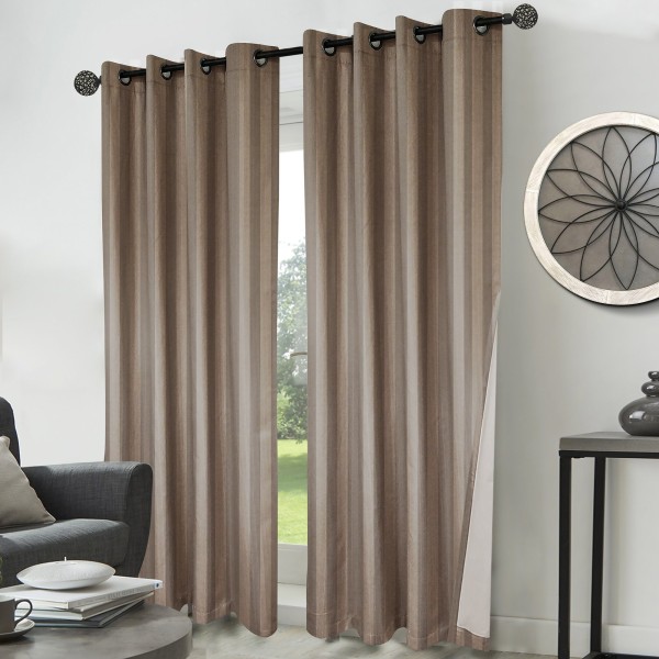 Ivana - Panneau coupe-lumière à œillets éconergétique doublé de mousse