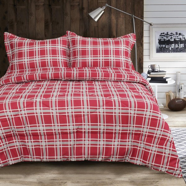 Lauren Taylor - Spencer 3 Piece Printed Comforter Set - Magasins Hart | Hart Stores
