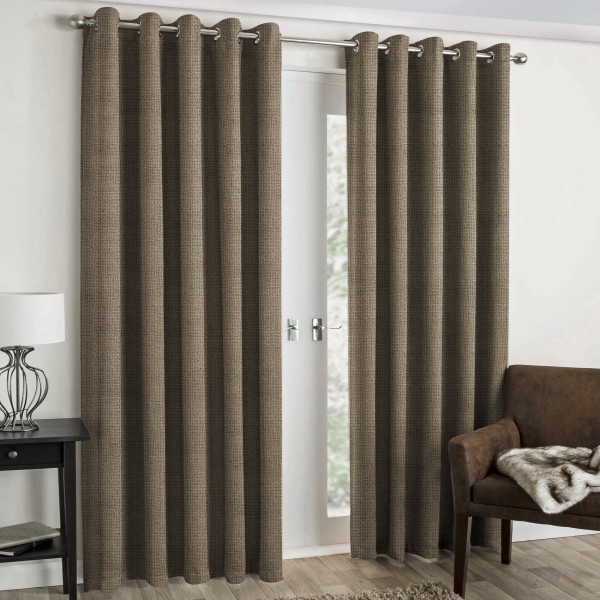 Lauren Taylor - Textured Microsuede Grommet Panel 54