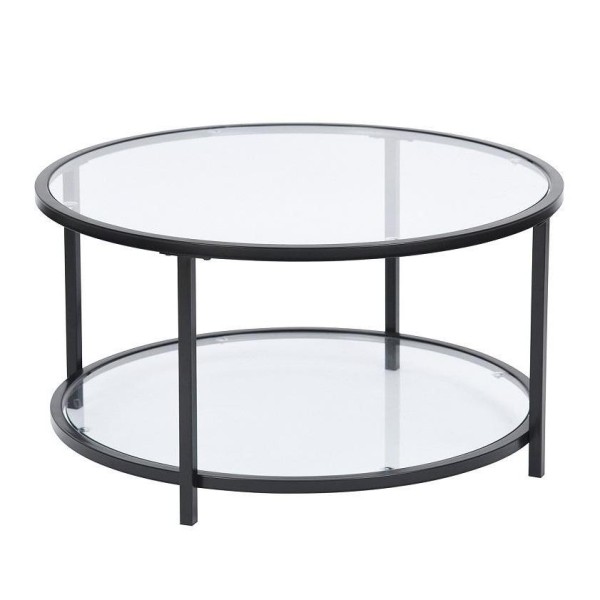 Neka - Table basse ronde en verre