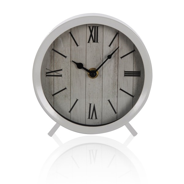 Horloge de table en bois