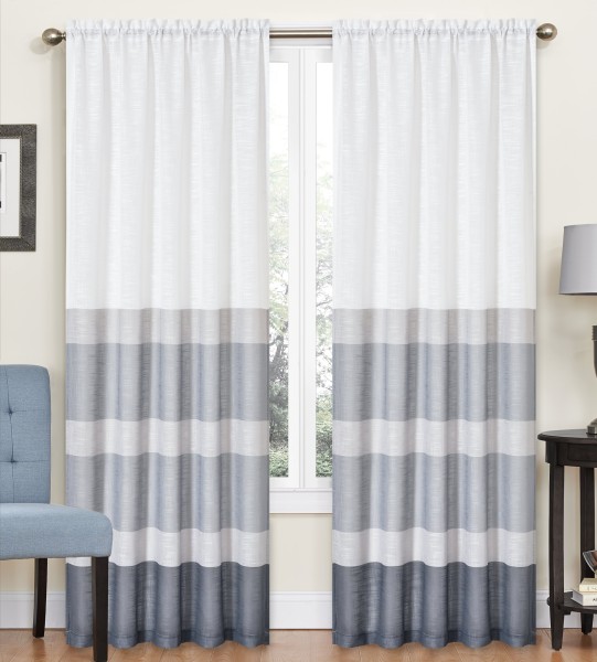 Darius - Faux Linen Pole Top Panels | Set of 2 - Magasins Hart | Hart Stores