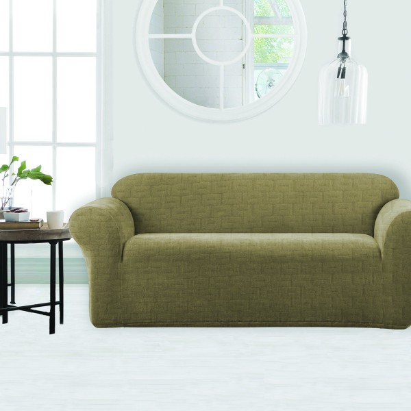 Geo Debossed Knit Sofa Cover - Magasins Hart | Hart Stores