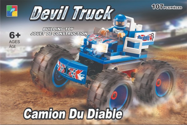 Jouet de construction Monster Cars Assortis