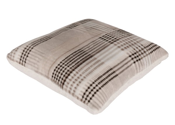 Coussin En Velour Avec Sherpa Richmond 18x18