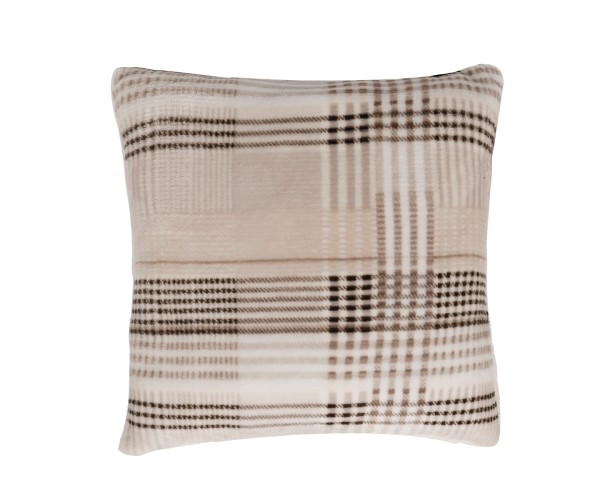 Coussin En Velour Avec Sherpa Richmond 18x18