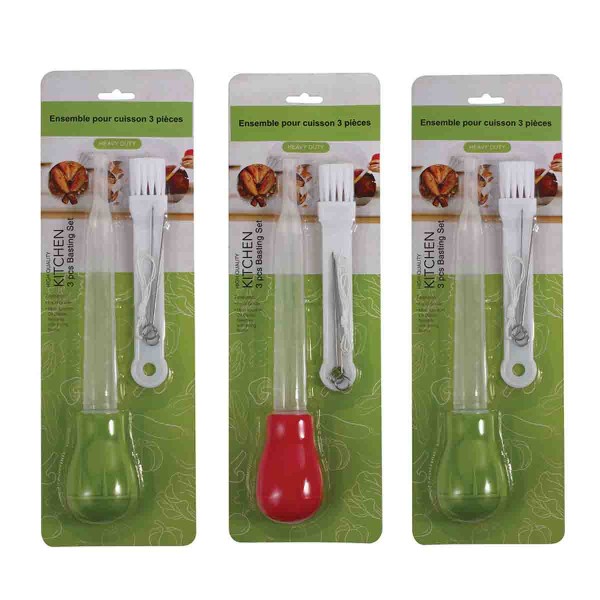 A LA CUISINE- 3PCS OIL BASTING SET