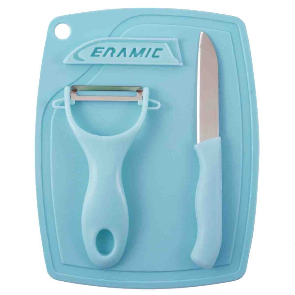 A La Cuisine - 3pcs Cutting Board & Knife Set