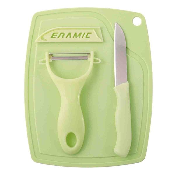 A La Cuisine - 3pcs Cutting Board & Knife Set