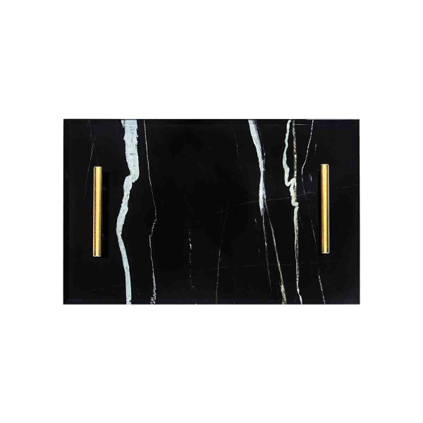 A LA CUISINE - Plateau rectangulaire en verre 40x25x4cm