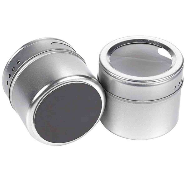 A LA CUISINE - tin spice jar with window lid 100ml