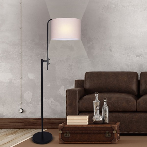 Lampadaire réglable en métal