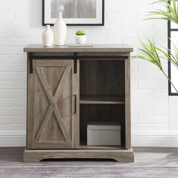 Alba - Sliding Door Cabinet Grey