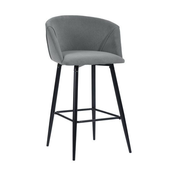 Aldridge - Velvet Bar Stool