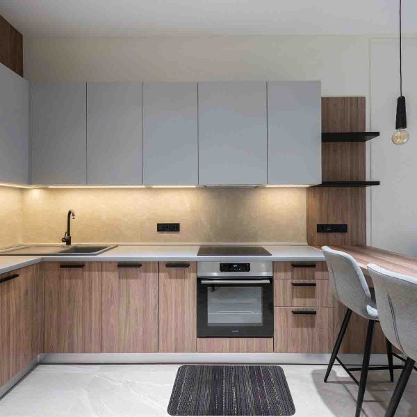 Anti-fatigue Kitchen Mat 50x91cm Stripe