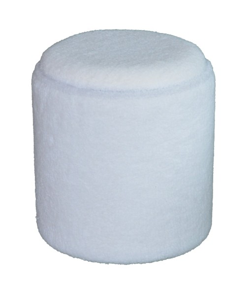 ATELIER DU NORD - Ottoamn de rangement blanc avec plateau réversible