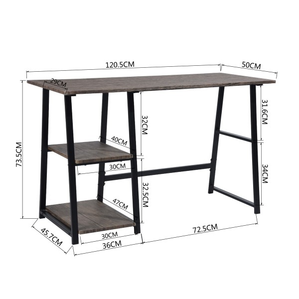 Atelier Du Nord - Computer Desk Dark Brown