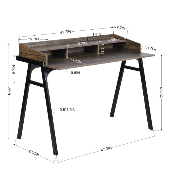 Atelier Du Nord - Computer Desk 47x23.5x35