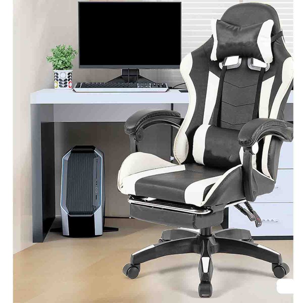 Atelier Du Nord - Chaise de bureau/jeu Chaho en simili cuir