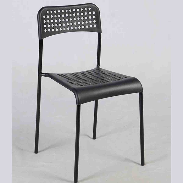 ATELIER DU NORD - LINDA PLASTIC CHAIR WITH METAL LEGS