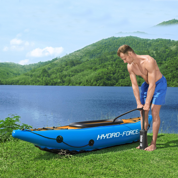 Bestway - Hydro-Force Cove Champion - Ensemble kayak gonflable | 1 place (9 pi x 32 po)