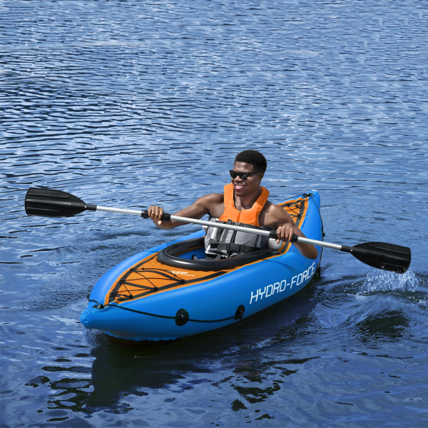 Bestway - Hydro-Force Cove Champion - Ensemble kayak gonflable | 1 place (9 pi x 32 po)