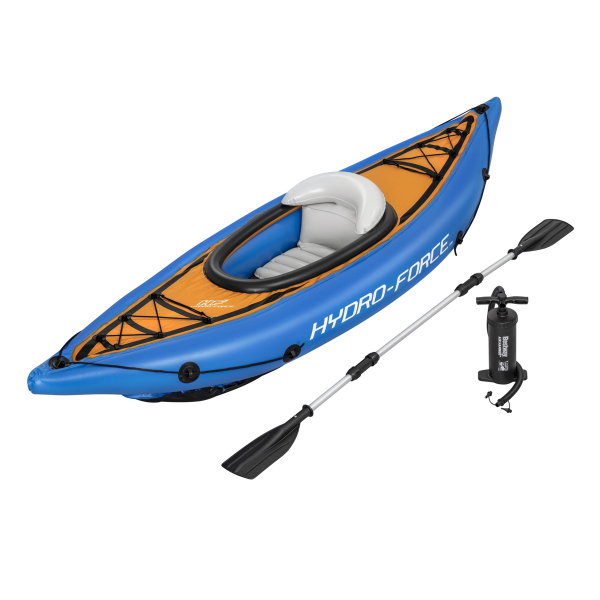 Bestway - Hydro-Force Cove Champion - Ensemble kayak gonflable | 1 place (9 pi x 32 po)