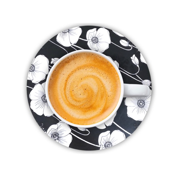 Sous-verres en MDF St/4 *6 motifs (Paris Terrazzo Floral)