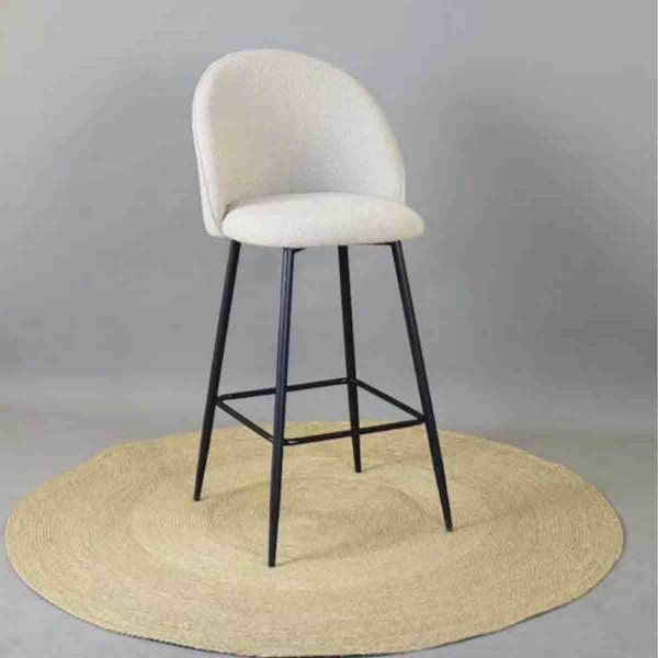 Atelier Du Nord - Bar Stool With Metal Legs